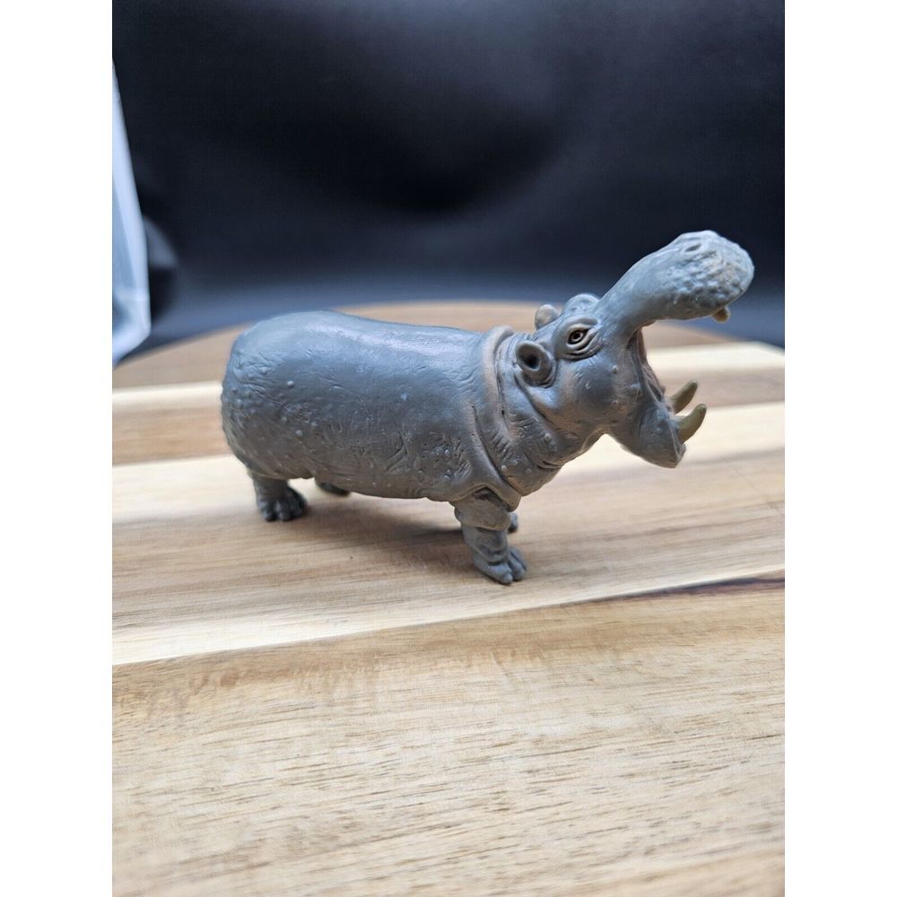 Schleich Open Mouth Hippopotamus Figure Retired 1996 Animal Figurine Toy D-73527